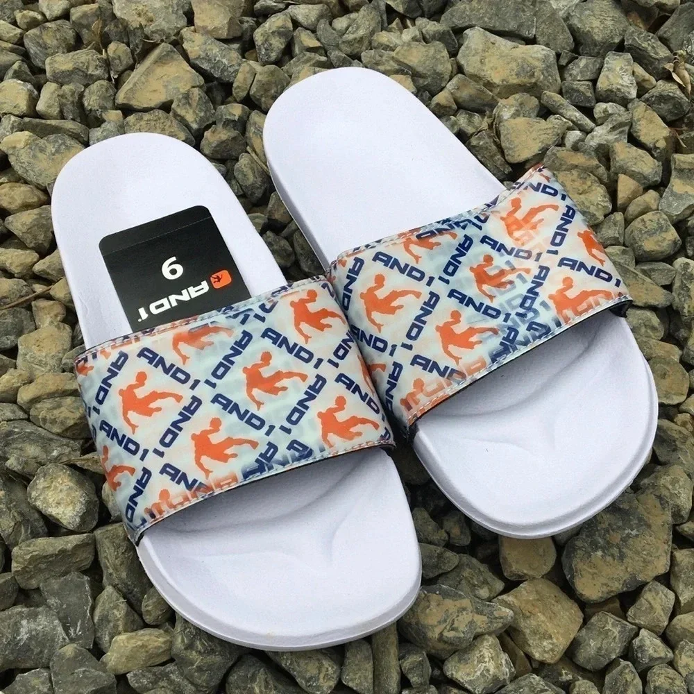 And 1 Men’s Holographic Multiclor Sport Slides Men’s Size 9 NWT
